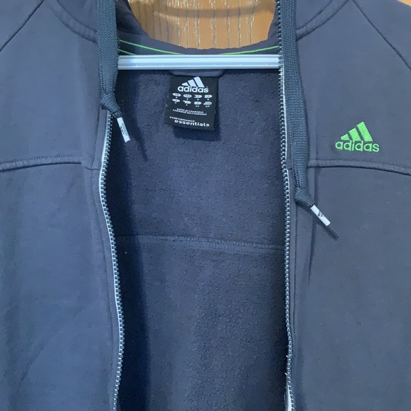 Adidas grey hoodie with multicolor strips - Picture 7 of 7